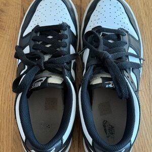 Nike Dunk Low Black White Nike Panda Size 4.5 Unisex Kids sneakers